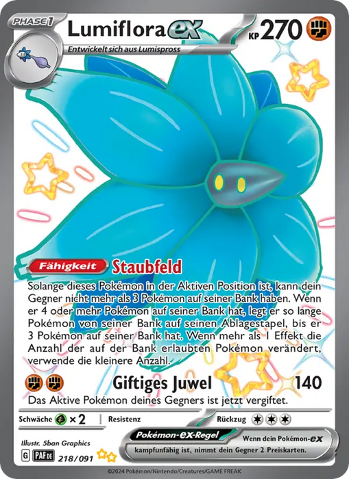 Lumiflora ex PAF-218 Shiny Ultra Rare Deutsch