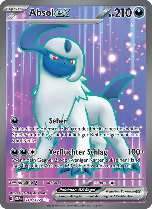Absol ex OBF-214 Ultra Rare Deutsch