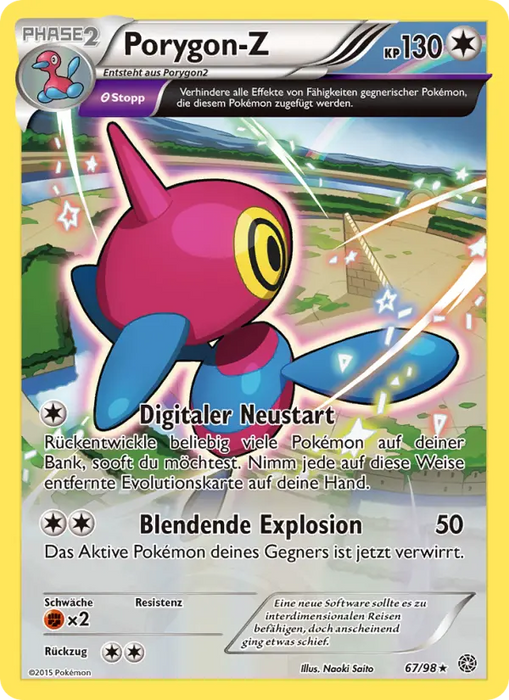 Porygon-Z AOR-67 Holo Rare Deutsch