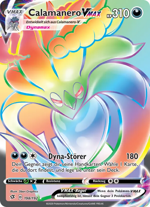 Calamanero VMAX RCL-198 Secret Rare Deutsch