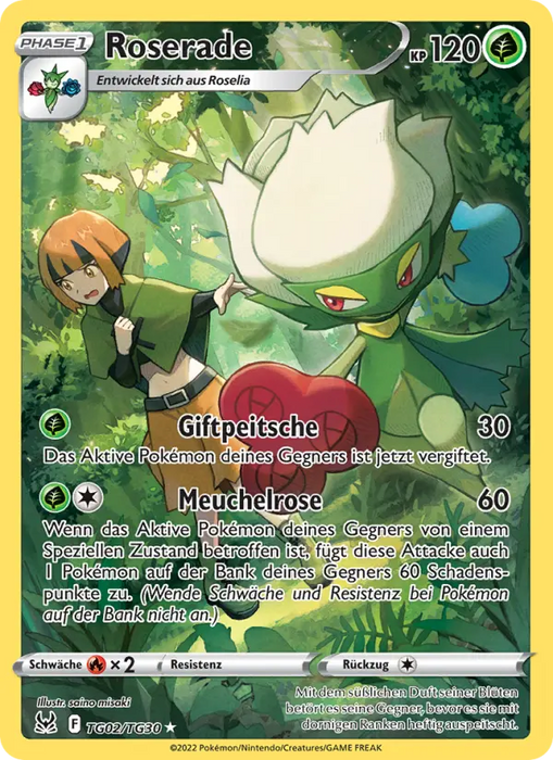 Roserade LOR-TG02 Holo Rare Deutsch