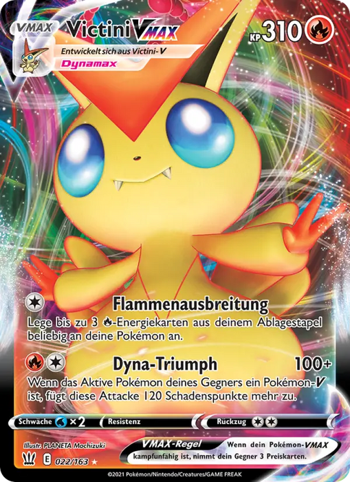 Victini VMAX BST-22 Ultra Rare Deutsch