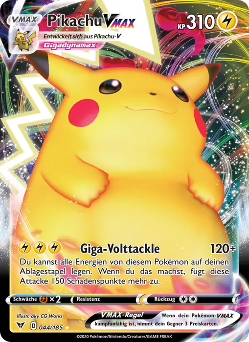 Pikachu VMAX VIV-44 Ultra Rare Deutsch
