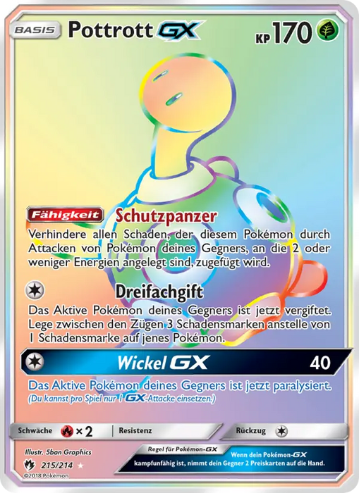 Pottrott GX LOT-215 Secret Rare Deutsch