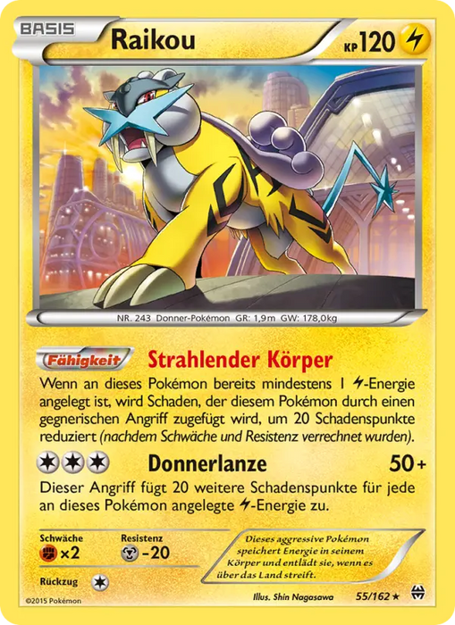 Raikou BKT-55 Holo Rare Deutsch