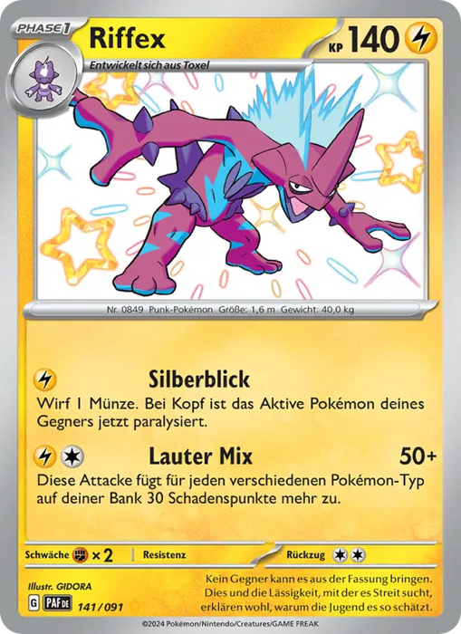 Riffex PAF-141 Shiny Rare Deutsch