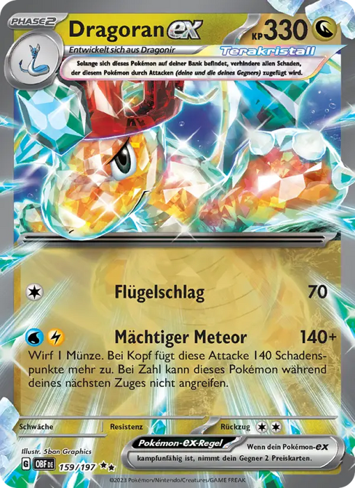 Dragoran ex OBF-159 Double Rare Deutsch