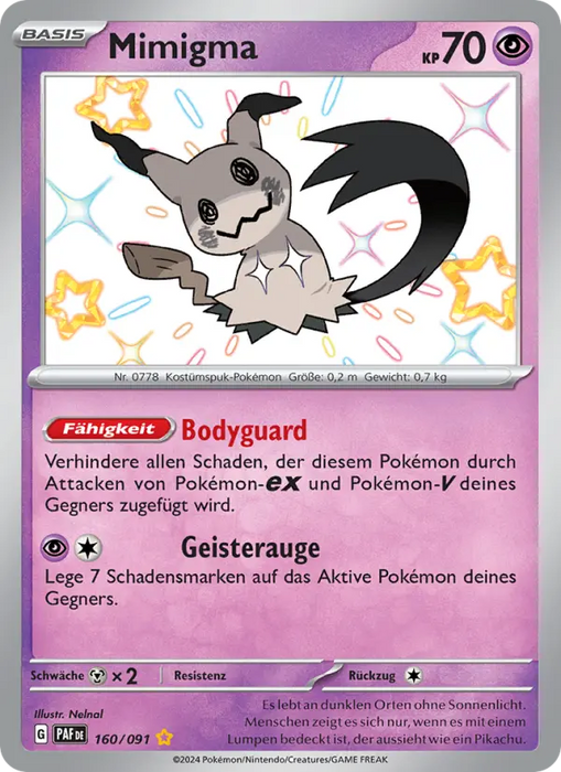 Mimigma PAF-160 Shiny Rare Deutsch
