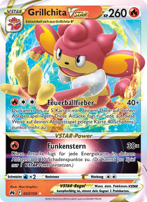 Grillchita VSTAR CRZ-023 Ultra Rare Deutsch