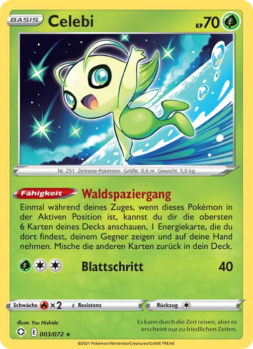 Celebi SHF-3 Rare Deutsch