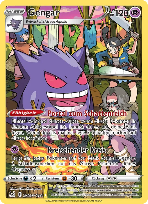 Gengar LOR-TG06 Holo Rare Deutsch