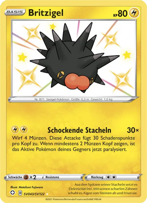 Britzigel SHF-SV43 Secret Rare Deutsch
