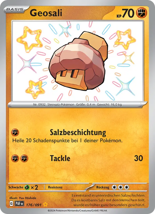 Geosali PAF-176 Shiny Rare Deutsch