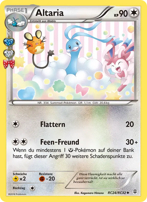 Altaria GEN-RC24 Uncommon Deutsch