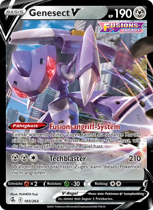 Genesect V FST-185 Ultra Rare Deutsch