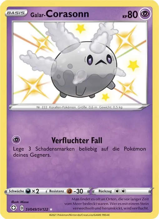 Galar- Corasonn SHF-SV49 Secret Rare Deutsch