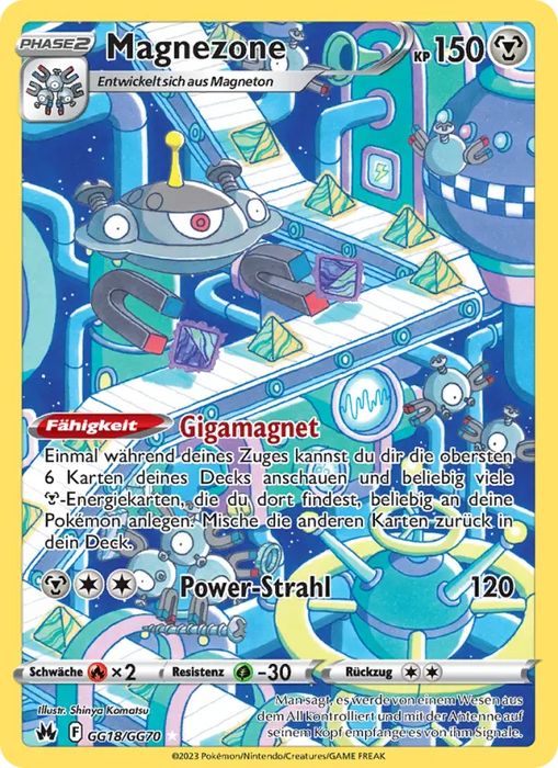 Magnezone CRZ-GG18 Holo Rare Deutsch