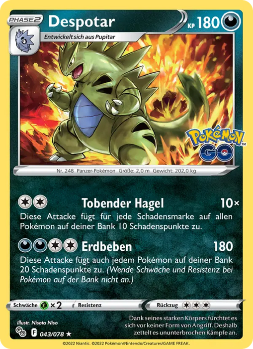 Despotar PGO-043 Holo Rare Deutsch