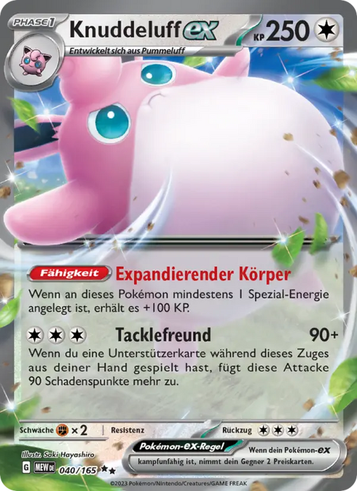 Knuddeluff ex MEW-040 Double Rare Deutsch