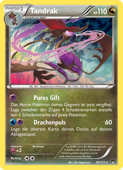 Tandrak BKP-86 Holo Rare Deutsch