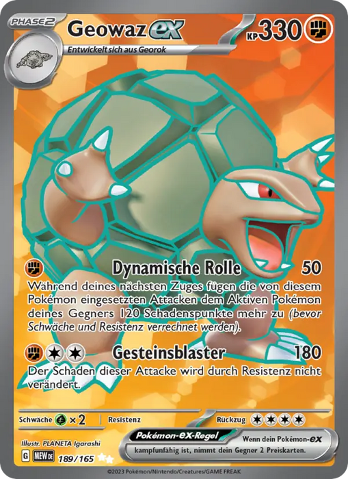 Geowaz ex MEW-189 Ultra Rare Deutsch