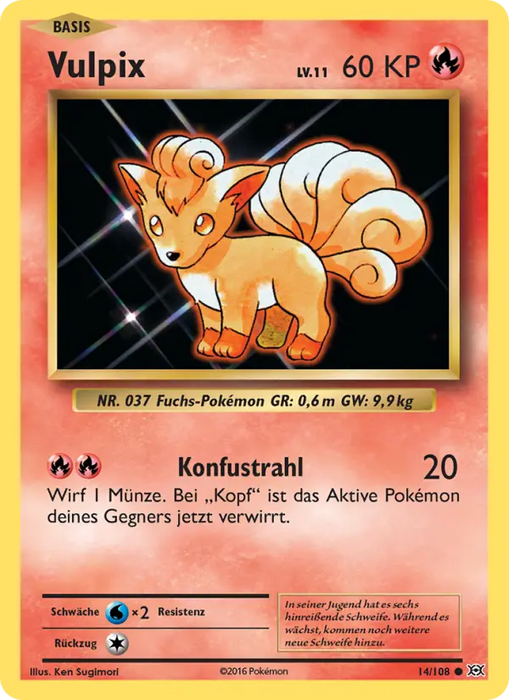 Vulpix EVO-14 Common Deutsch
