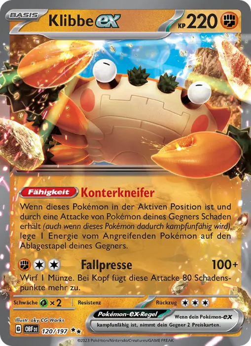 Klibbe ex OBF-120 Double Rare Deutsch