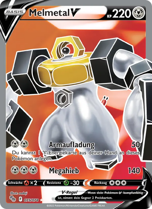 Melmetal V PGO-075 Ultra Rare Deutsch