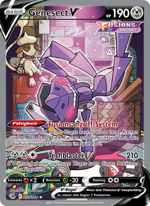 Genesect V FST-255 Ultra Rare Deutsch