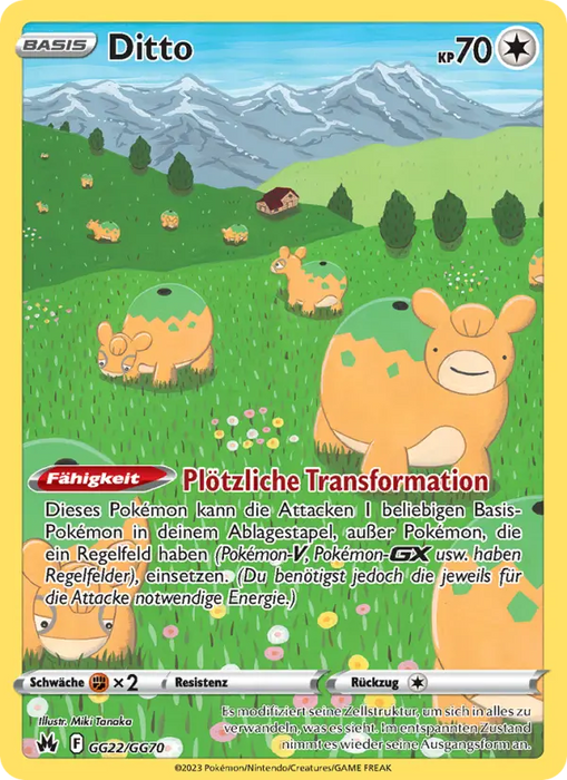 Ditto CRZ-GG22 Holo Rare Deutsch