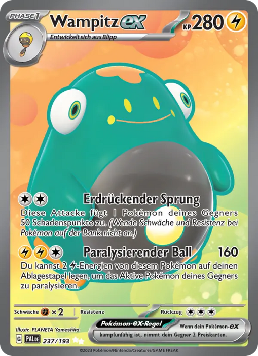 Pokémon Wampitz ex PAL-237 Ultra Rare Deutsch kaufen — ReCollectibles
