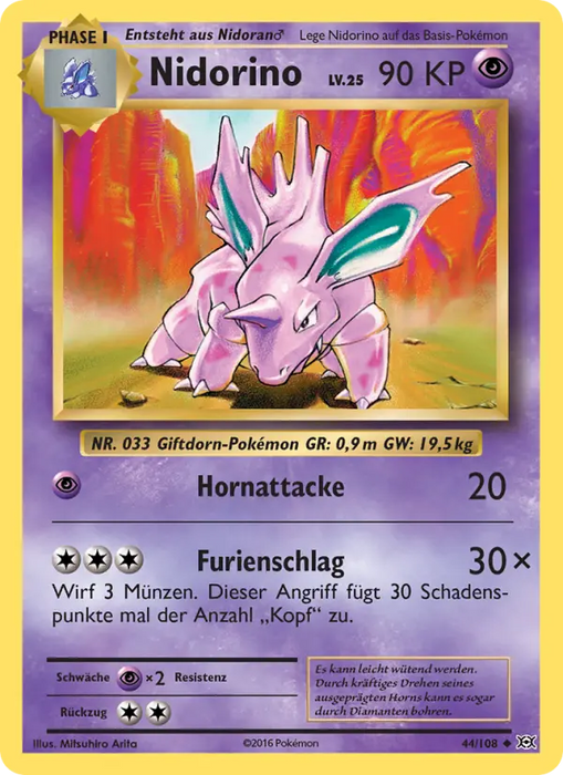 Nidorino EVO-44 Uncommon Deutsch