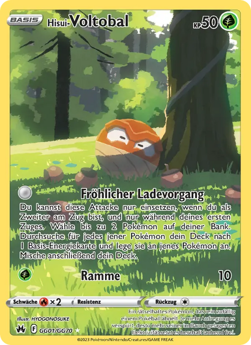 Hisui-Voltobal CRZ-GG01 Holo Rare Deutsch