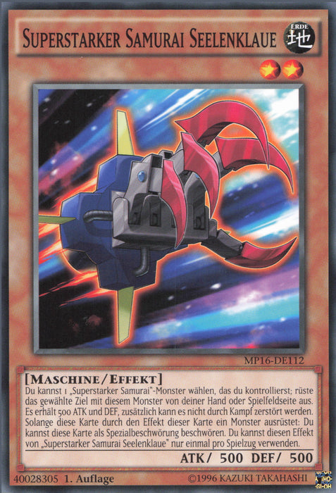 Superstarker Samurai Seelenklaue MP16-DE112 Common