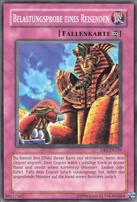 Belastungsprobe eines Reisenden DB2-DE239 Common