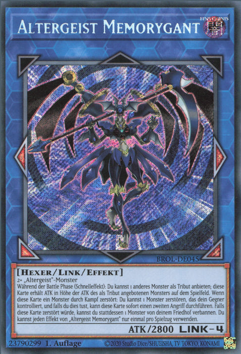 Altergeist Memorygant BROL-DE045 Secret Rare