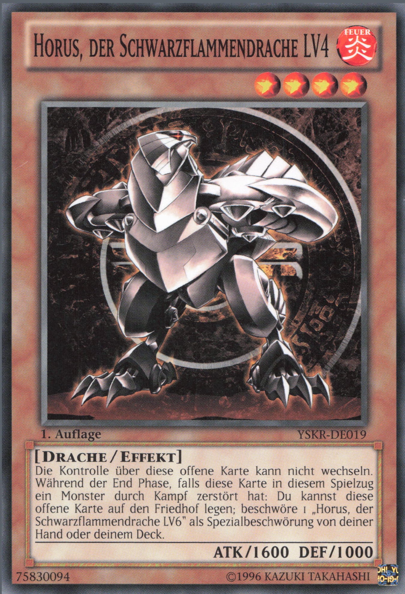 Yu-Gi-Oh! Horus, der Schwarzflammendrache LV4