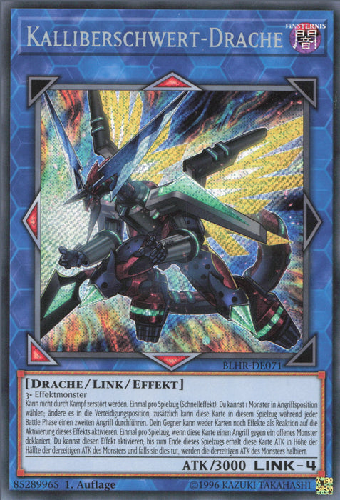 Kalliberschwert-Drache BLHR-DE071 Secret Rare