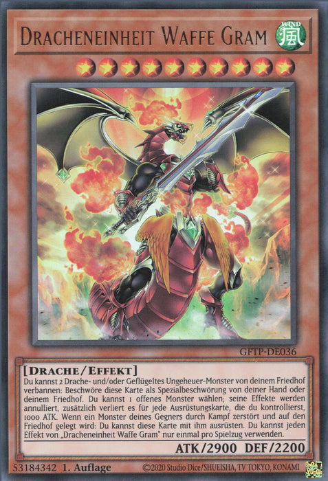 Dracheneinheit Waffe Gram GFTP-DE036 Ultra Rare