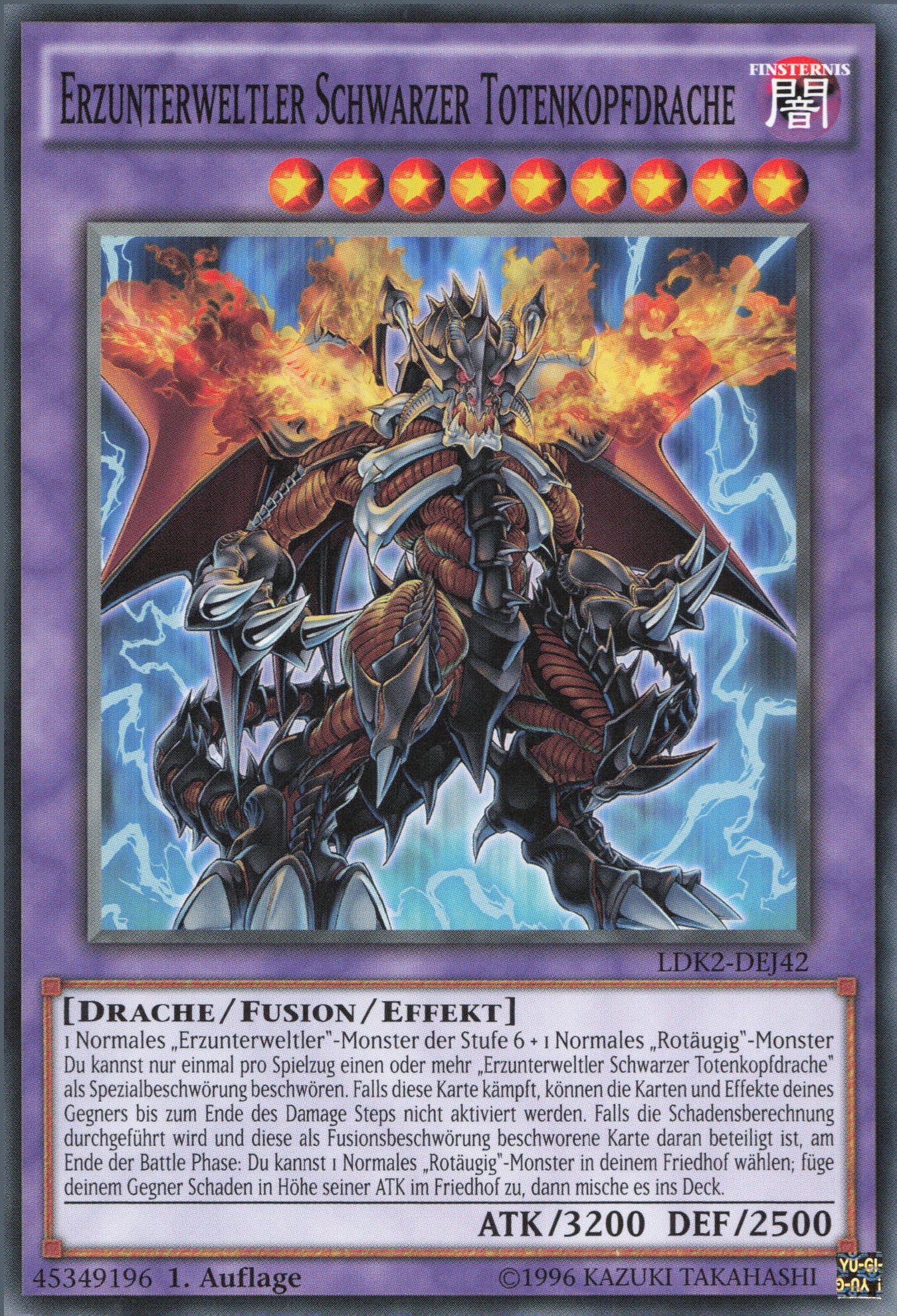 Yu-Gi-Oh! Erzunterweltler Schwarzer Totenkopfdrache