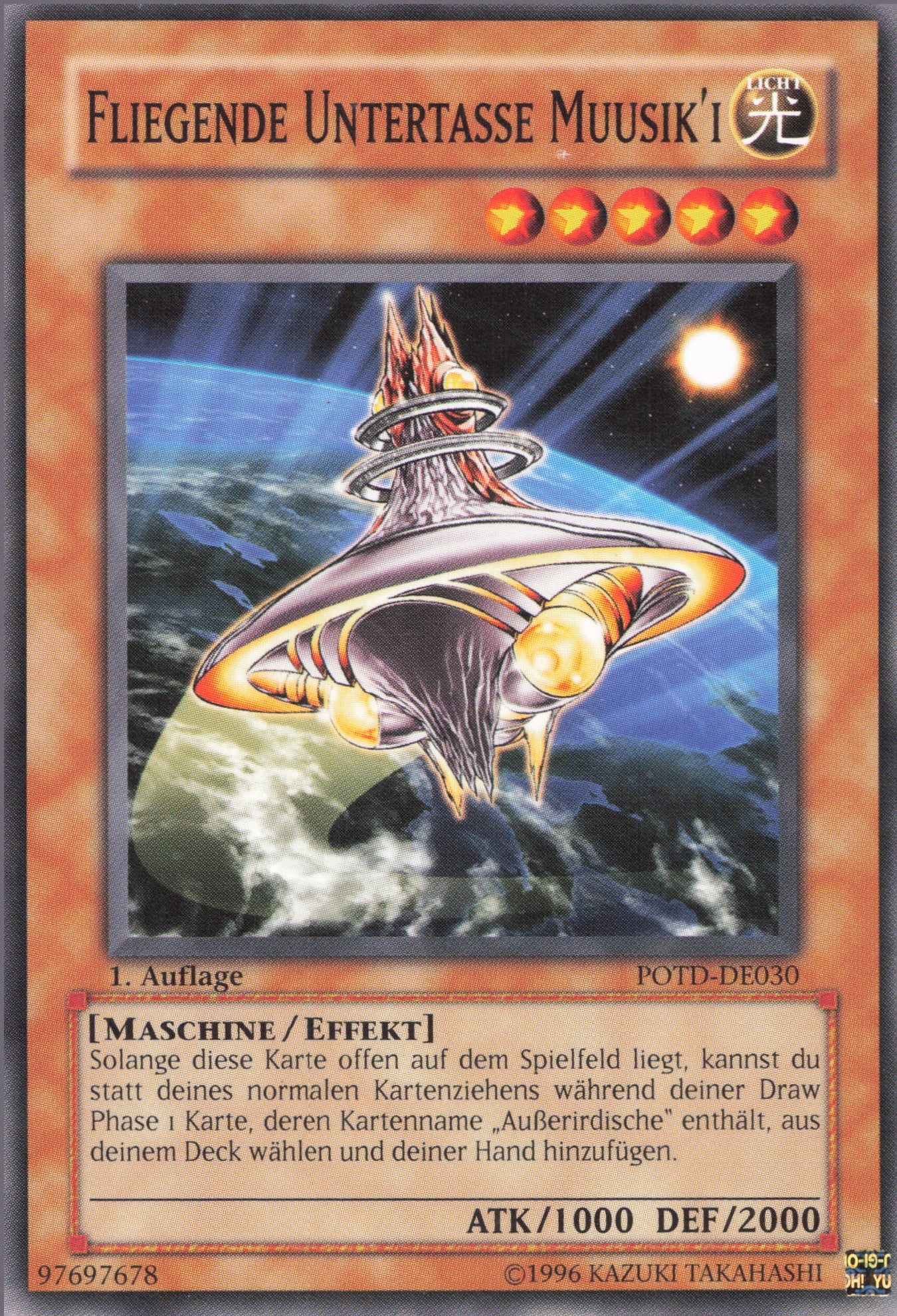 Yu-Gi-Oh! Fliegende Untertasse Muusik'i