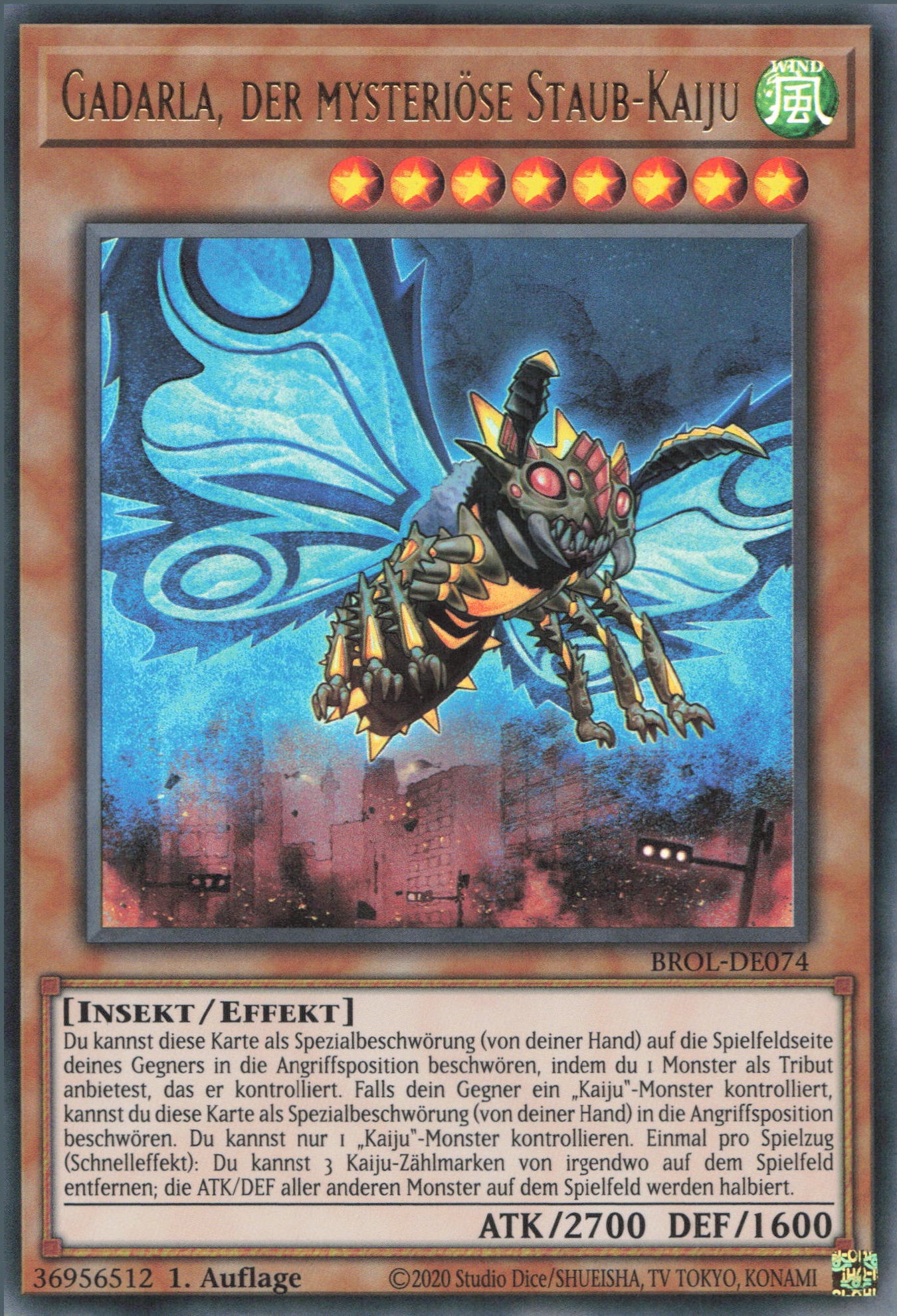 Yu-Gi-Oh! Gadarla, der mysteriöse Staub-Kaiju