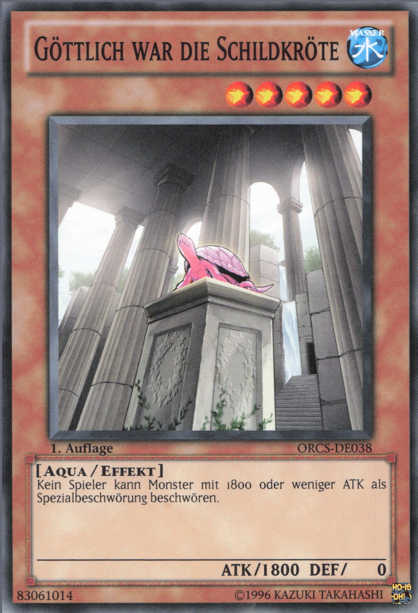 Yu-Gi-Oh! Göttlich war die Schildkröte
