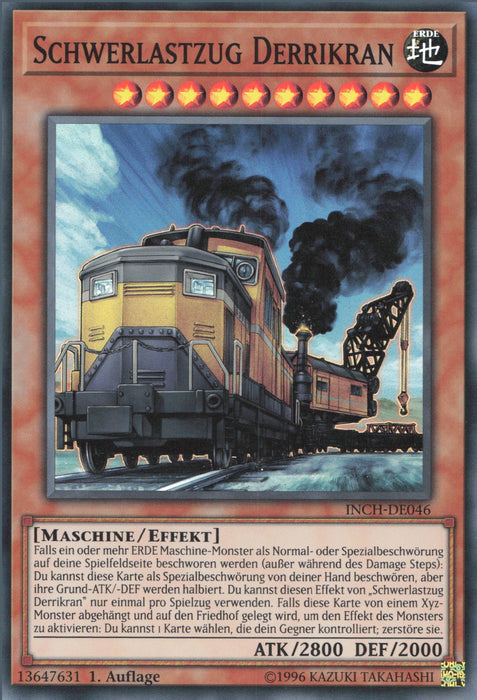 Schwerlastzug Derrikran INCH-DE046 Super Rare