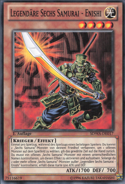 Legendäre sechs Samurai - Enishi SDWA-DE017 Common