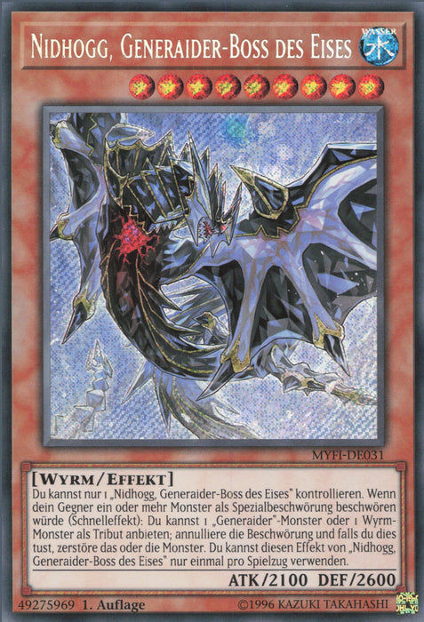 Nidhogg, Generaider-Boss des Eises MYFI-DE031 Secret Rare