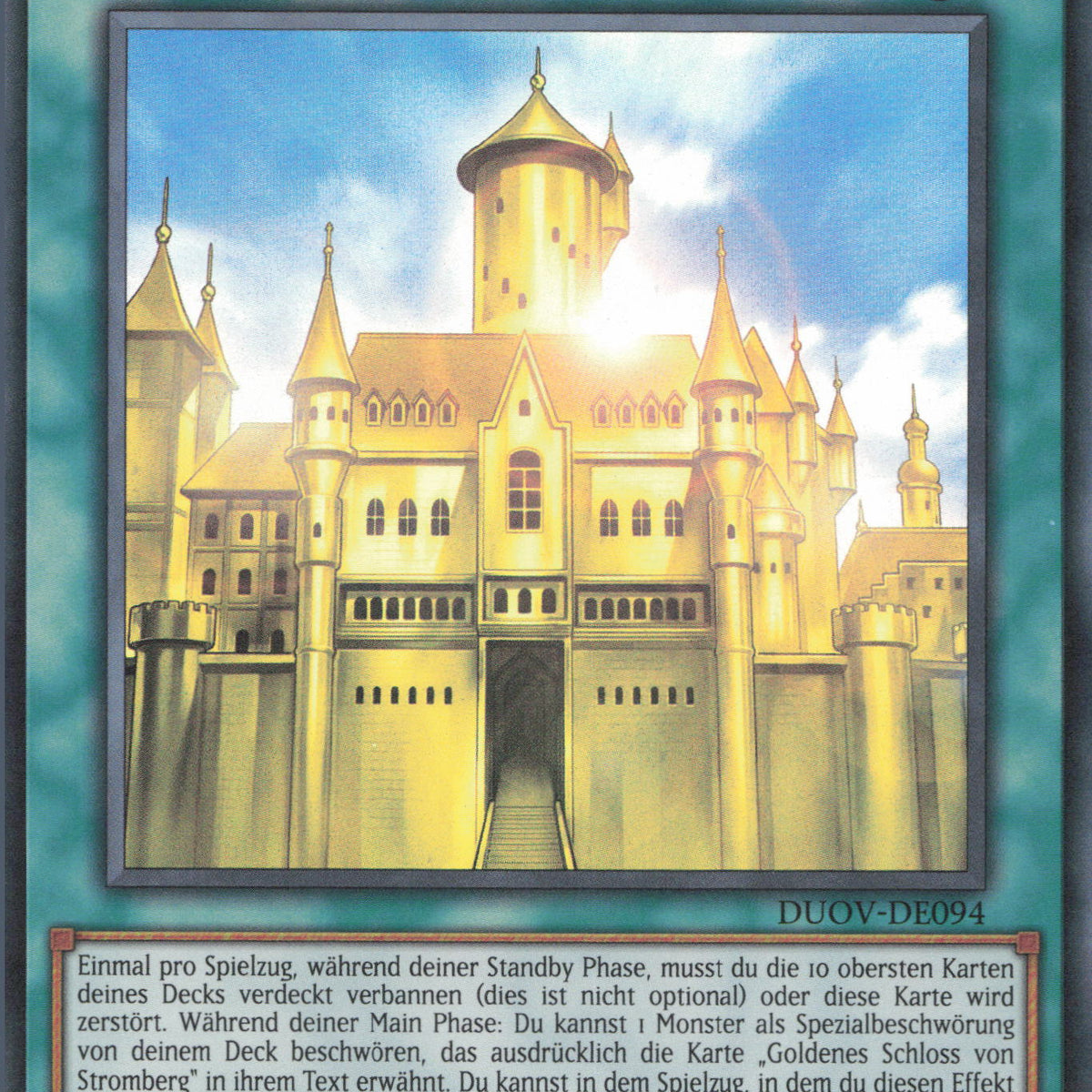 stromberg deck yugioh Yugioh Goldenes Schloss von Stromberg DUOV-DE094 Ultra Rare Deutsch kaufen  — ReCollectibles