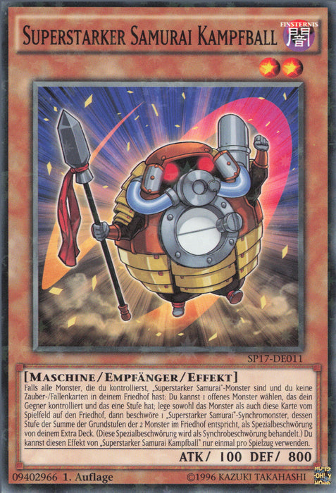 Superstarker Samurai Kampfball (V.2) SP17-DE011 Starfoil Rare