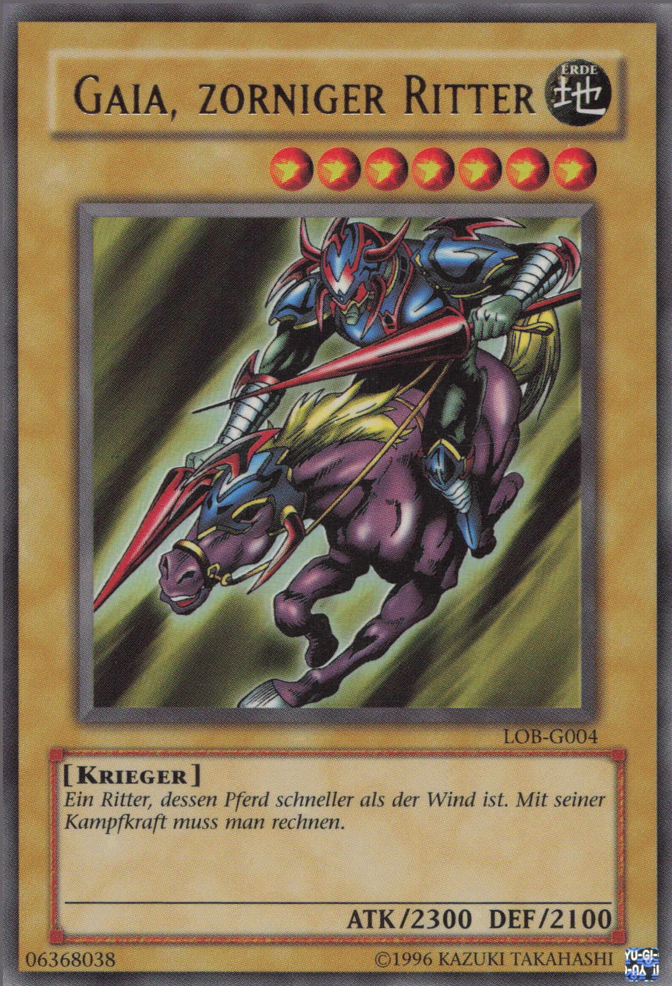 Yu-Gi-Oh! Gaia, zorniger Ritter (V.1)