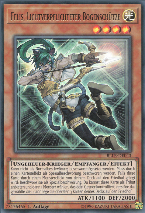 Felis, Lichtverpflichteter Bogenschütze BLLR-DE043 Ultra Rare